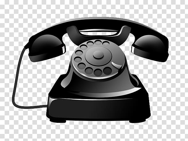 black rotary telephone illustration, Telephone Icon, Antique black telephone icon transparent background PNG clipart