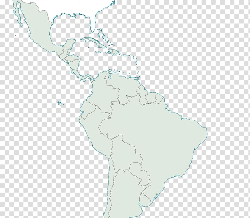 Blank map Central America La ciudad letrada Area, militar transparent background PNG clipart