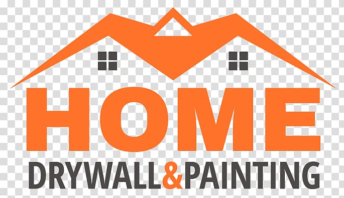 Logo Drywall Painting House, wall paint transparent background PNG clipart