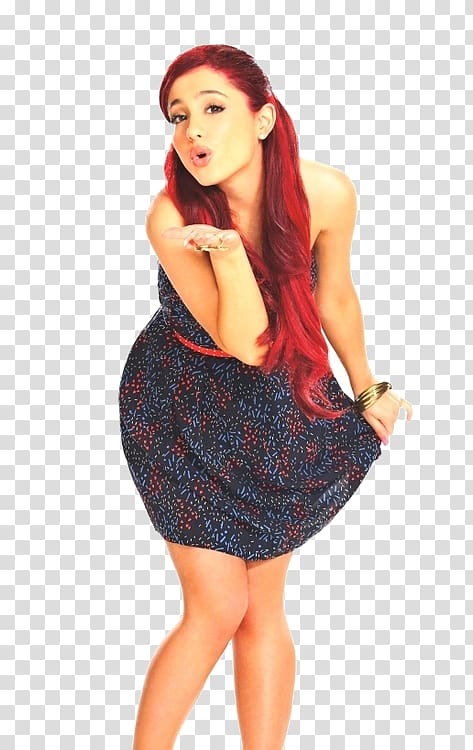 Ariana Grande Victorious Cat Valentine Singer, ariana grande transparent background PNG clipart