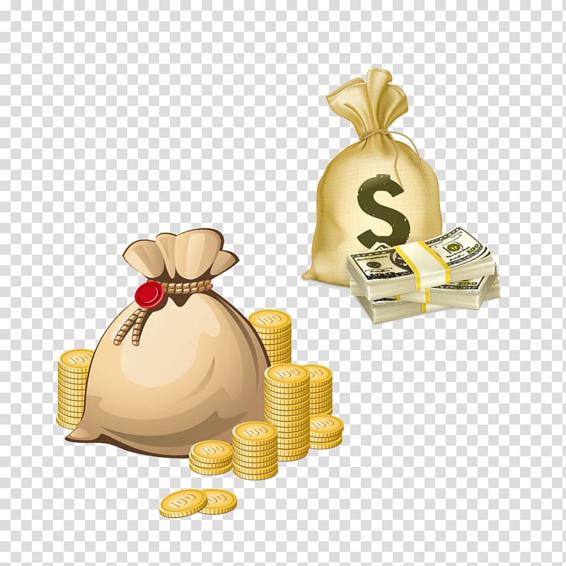 Money bag , Creative purse transparent background PNG clipart