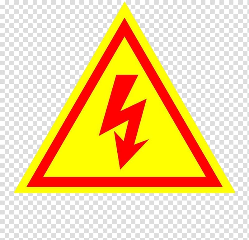 Electrical safety Electricity Electrical injury Hazard, Lightning warning transparent background PNG clipart