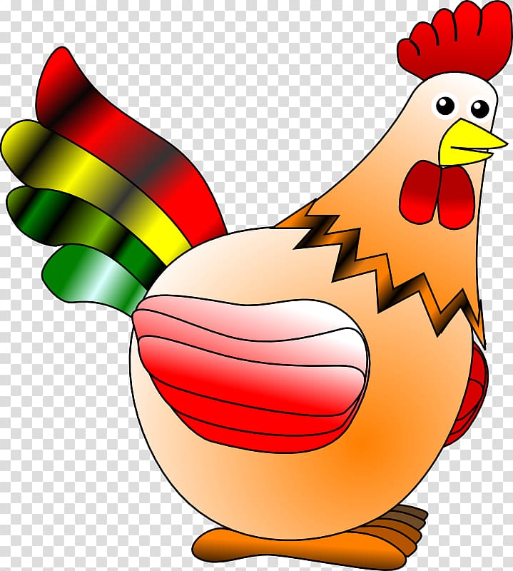 The Little Red Hen Chicken , Of A Rooster transparent background PNG clipart