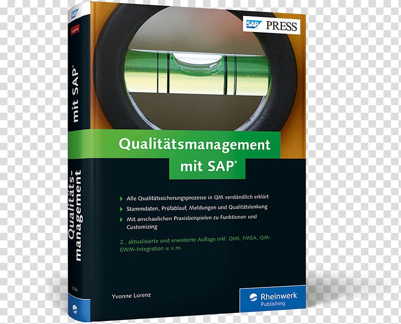 Qualitätsmanagement mit SAP: Das umfassende Handbuch Chargenverwaltung mit SAP Quality management SAP ERP SAP SE, book transparent background PNG clipart
