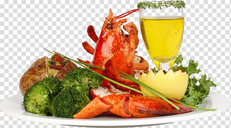 Lobster Thermidor Dish Vegetable, Fruits and vegetables dishes transparent background PNG clipart