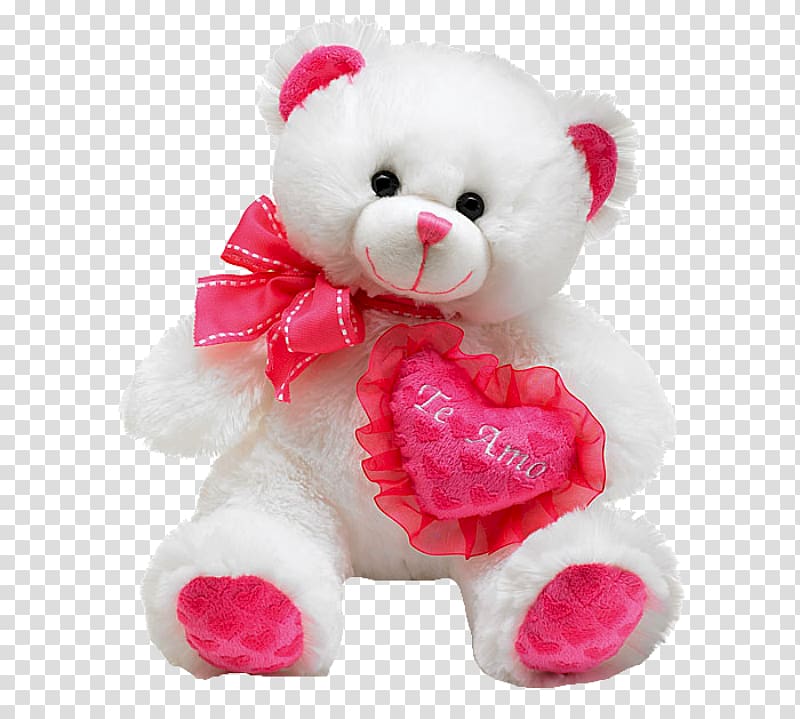 Valentines Day Teddy bear Helloguan Florist, Bow Bear transparent background PNG clipart