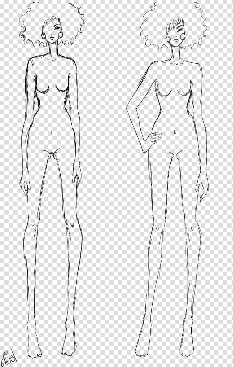 Croquis Fashion illustration Drawing Fashion design, mannequin transparent background PNG clipart