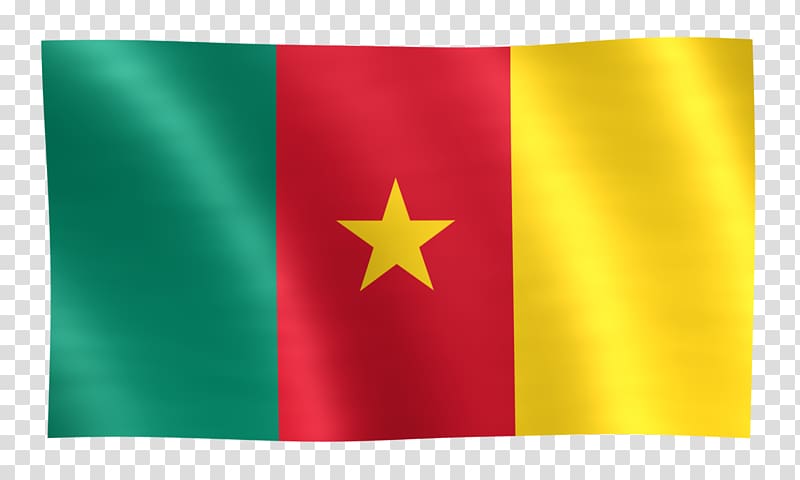 Flag of Cameroon , seaside travel transparent background PNG clipart