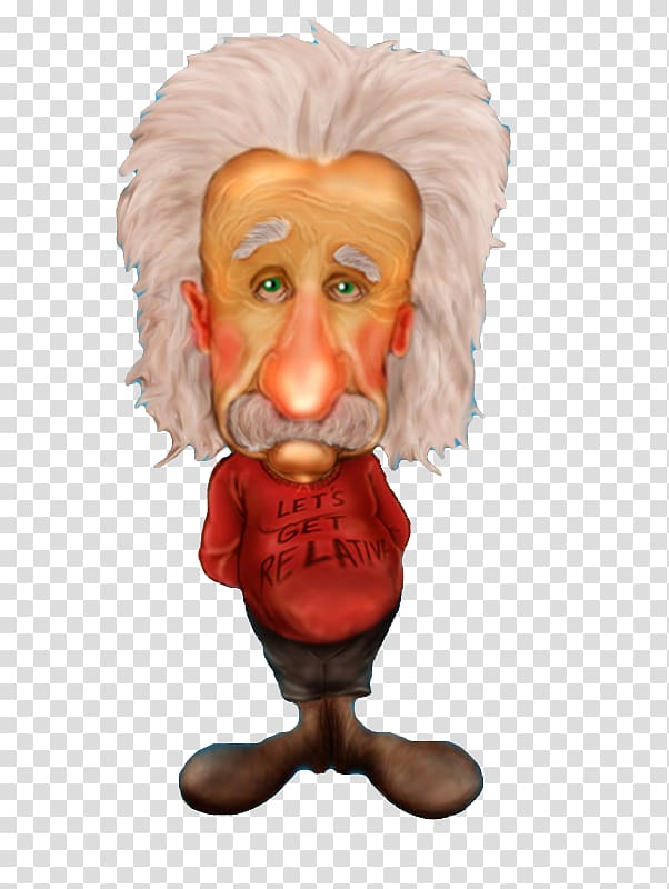 Garden gnome Facial hair Caricature, einstein transparent background PNG clipart