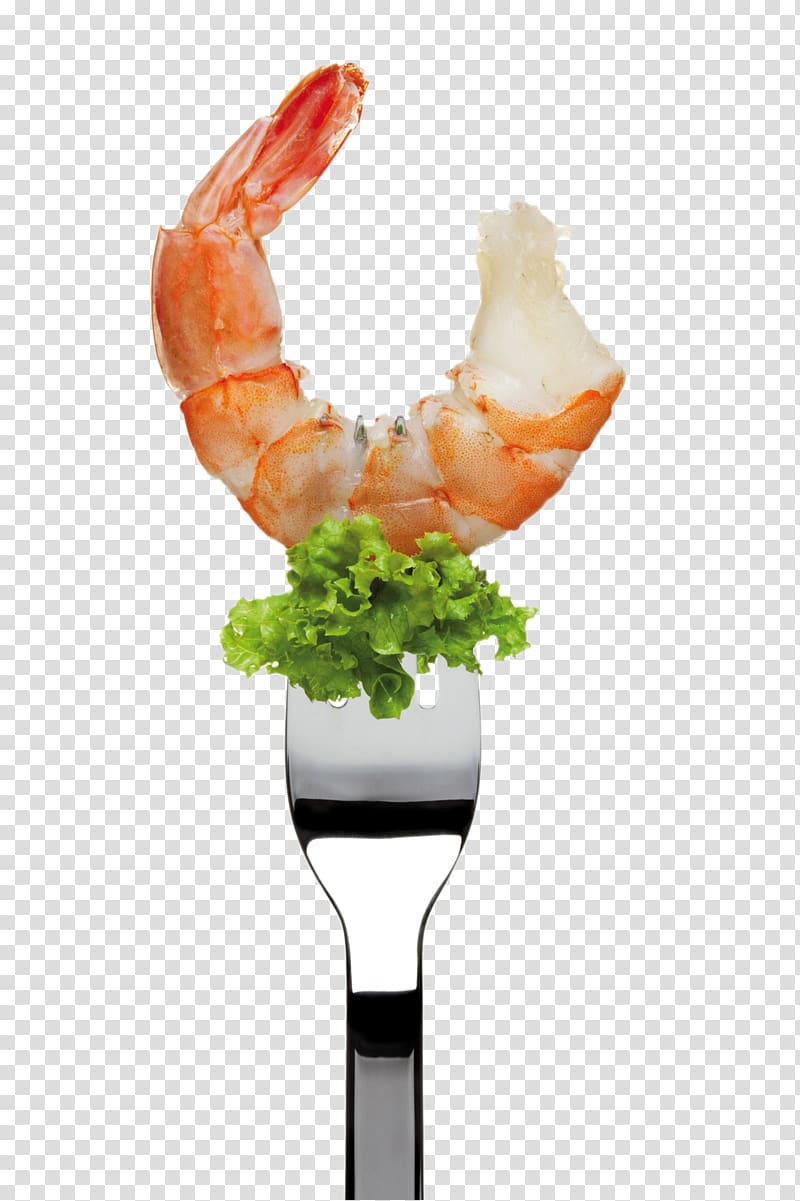 Shrimp Fork Caridea Seafood boil Cajun cuisine, shrimp meat transparent background PNG clipart