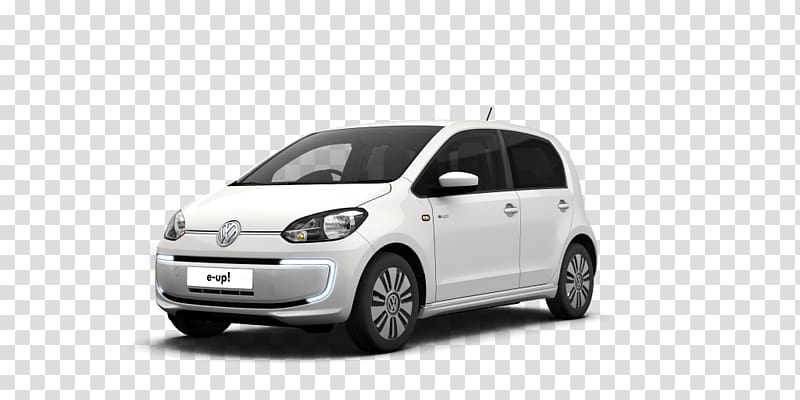 VW e-up! Volkswagen City car Electric vehicle, lateral transparent background PNG clipart