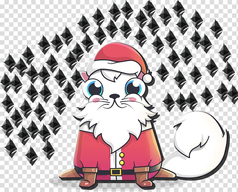 Santa Claus (M) Blockchain Illustration Christmas ornament, transparent background PNG clipart