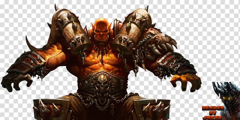 Grom Hellscream Warlords of Draenor World of Warcraft: Mists of Pandaria Hearthstone World of Warcraft: Cataclysm, Grom Hellscream transparent background PNG clipart