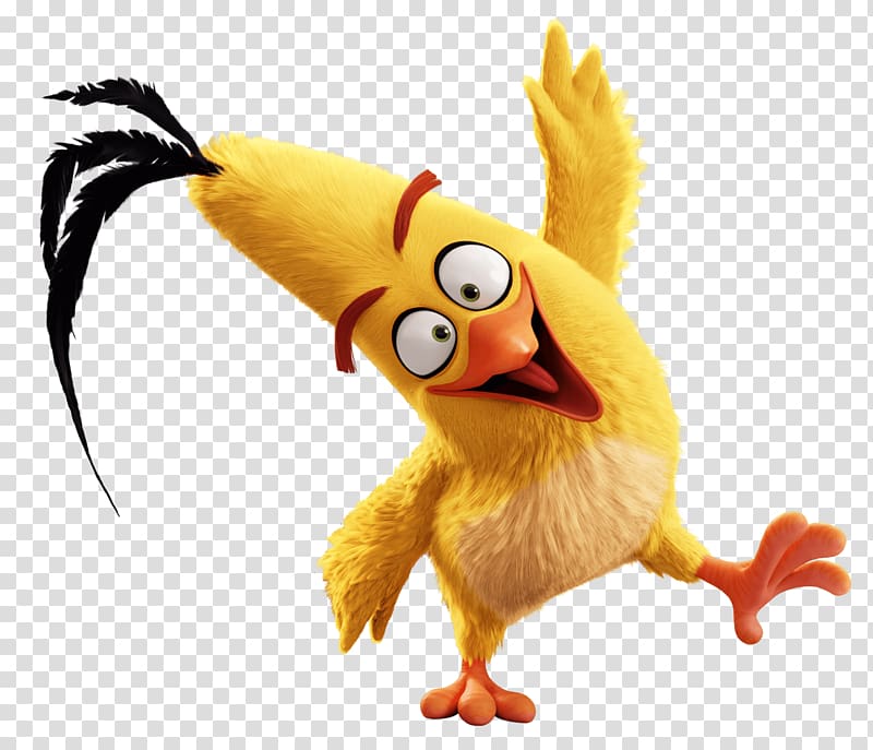 yellow Angry Bird character illustration, Angry Birds Chuck transparent background PNG clipart