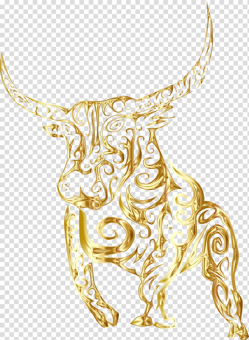 Line art Drawing , bull transparent background PNG clipart