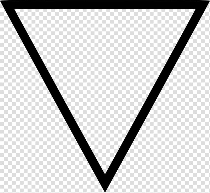 Symbol Black triangle Yantra, triangular transparent background PNG clipart