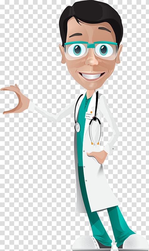 Physician Patient, Cartoon Doctor, doctor transparent background PNG clipart