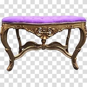 Table Bench Baroque Foot Rests Furniture, table transparent background PNG clipart thumbnail