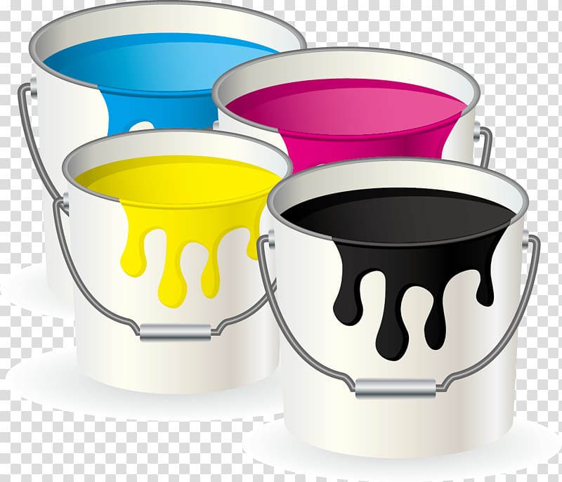 Painting CMYK color model, Color drums transparent background PNG clipart