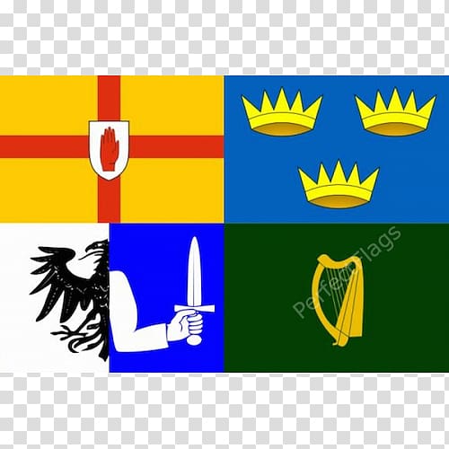 Connacht Four Provinces Flag of Ireland Flag of Northern Ireland, Flag transparent background PNG clipart