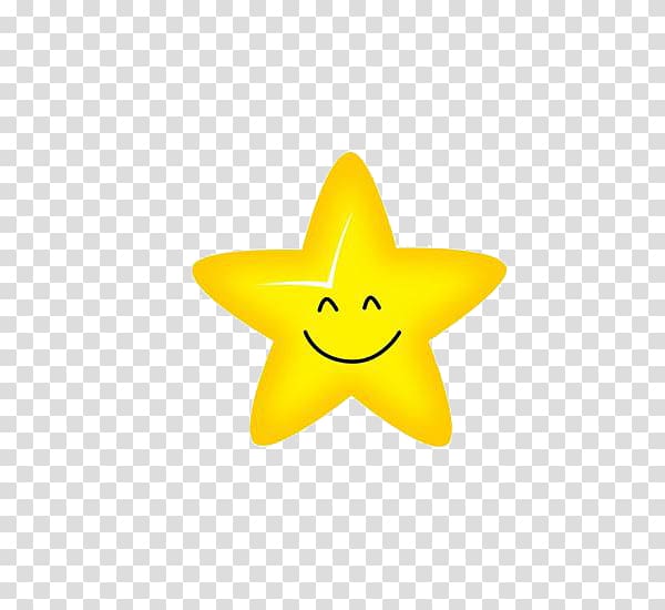 yellow star , Starfish Smiley Yellow , Star Smile transparent background PNG clipart