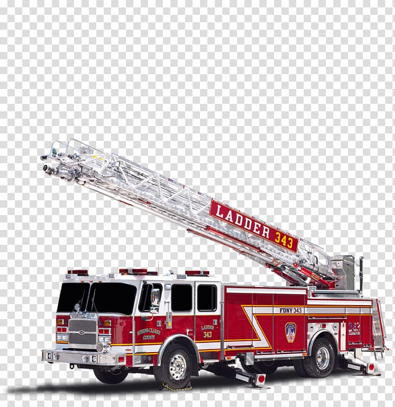 Fire engine Fire department Truck Ladder E-One, fire truck transparent background PNG clipart