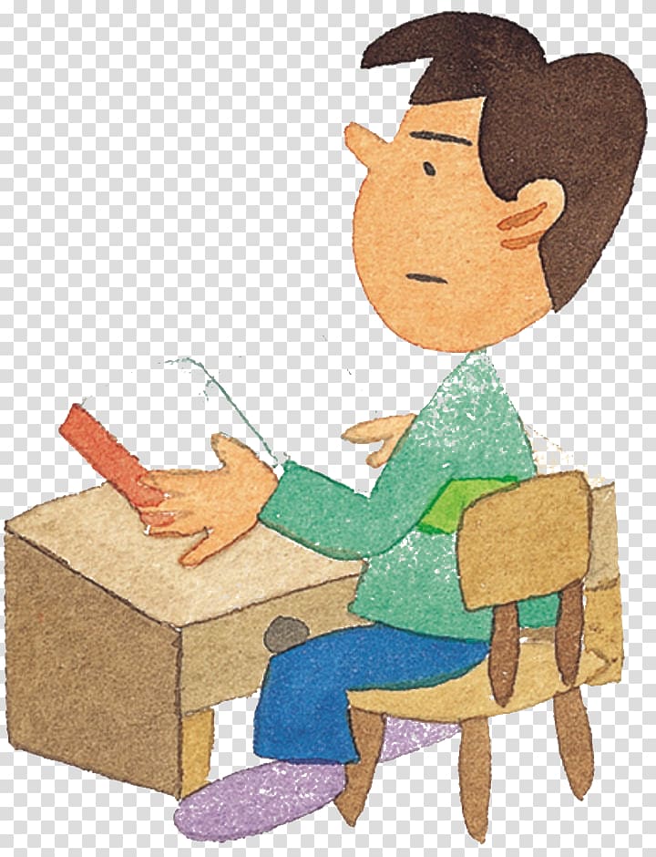 Table Student Learning Child Illustration, People learn illustration transparent background PNG clipart