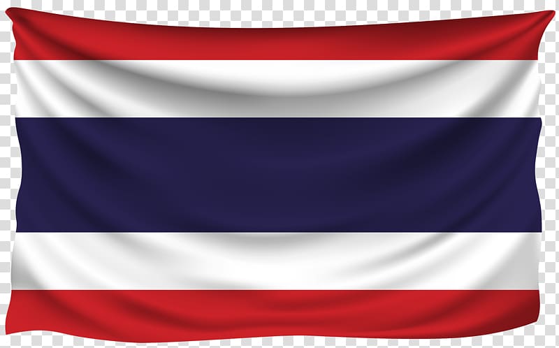 white, red, and blue flag, Flag of Thailand Flag of Thailand T-shirt, flag of thailand transparent background PNG clipart