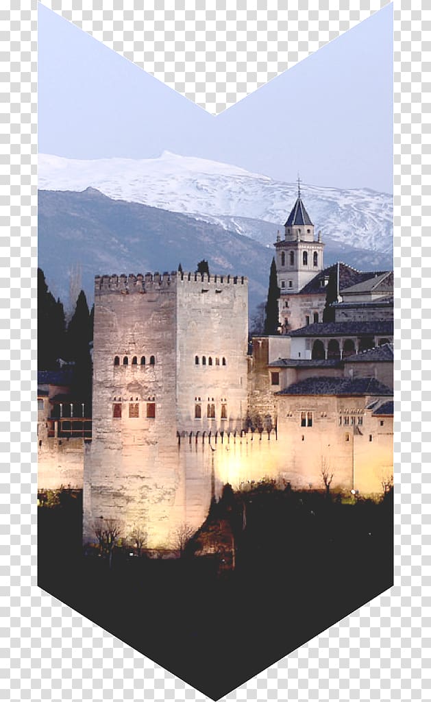 Alhambra Sierra Nevada Palace Château Hotel, play at night transparent background PNG clipart