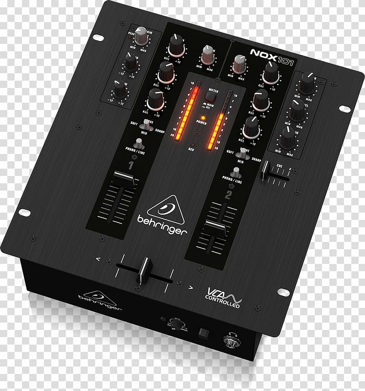 DJ mixer Audio Mixers Fade Behringer, mixer transparent background PNG clipart