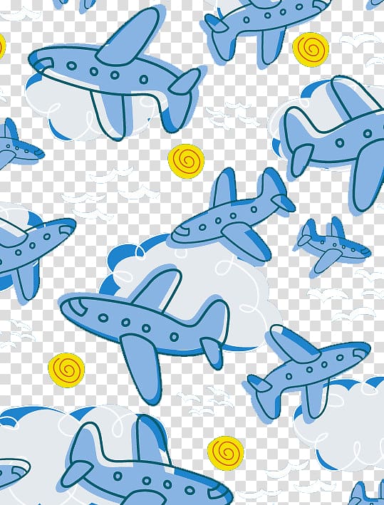 Airplane Aircraft Graphic design , Hand-painted aircraft transparent background PNG clipart