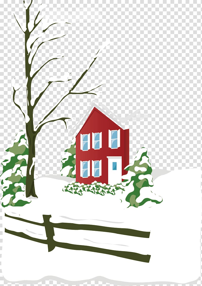 Cartoon Winter Snow, Snowy winter snow material transparent background PNG clipart