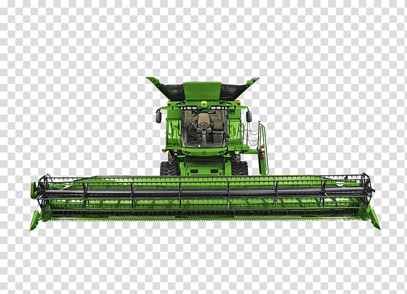 John Deere Combine Harvester Tractor, jd transparent background PNG clipart