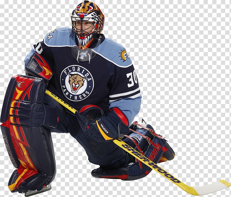 Goaltender mask Florida Panthers Ice hockey Hockey Protective Pants & Ski Shorts, Florida Panther transparent background PNG clipart