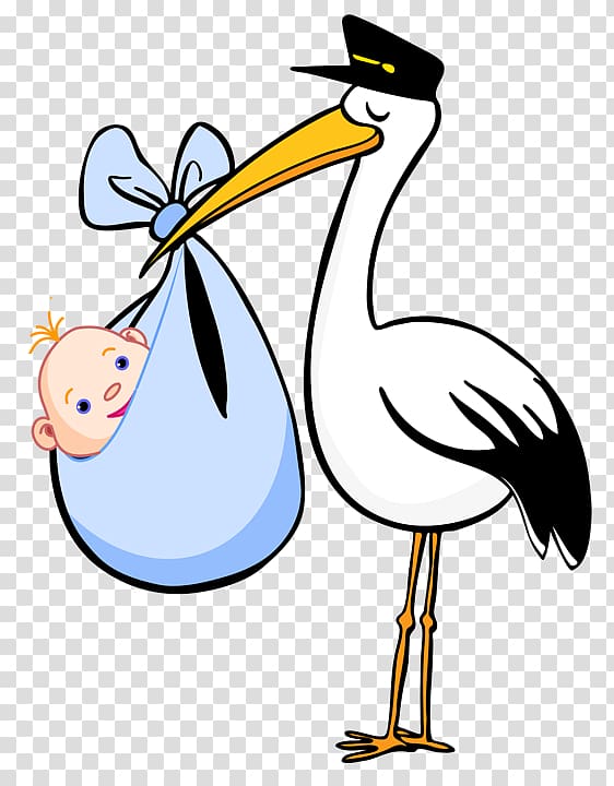 Birthday cake , Baby And Stork transparent background PNG clipart
