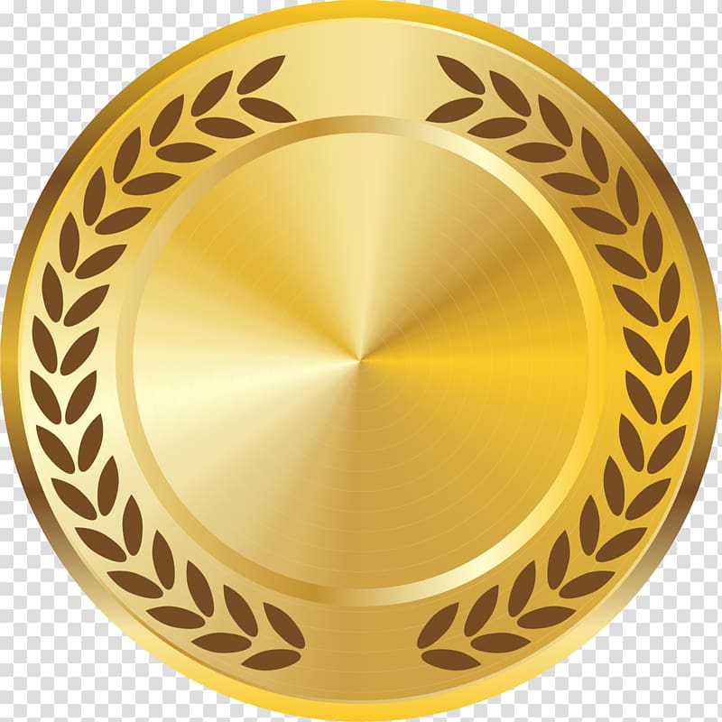 gold metal, Logo Organization Playing card Magic, Golden atmosphere Badge transparent background PNG clipart