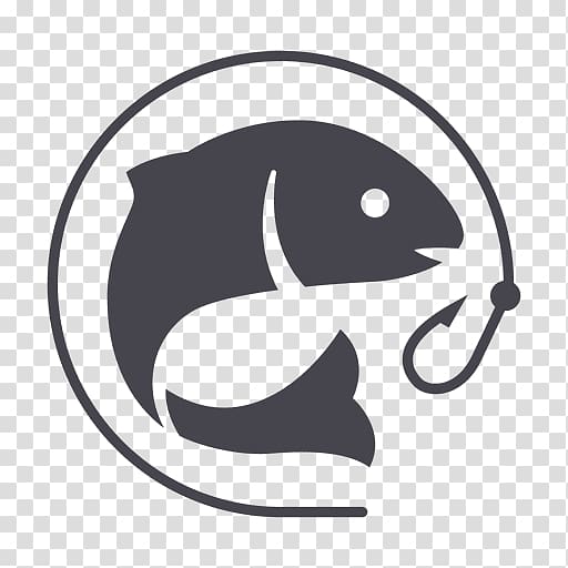 Black fish logo, Fishing Reels Fishing Rods Casting, fishing pole
