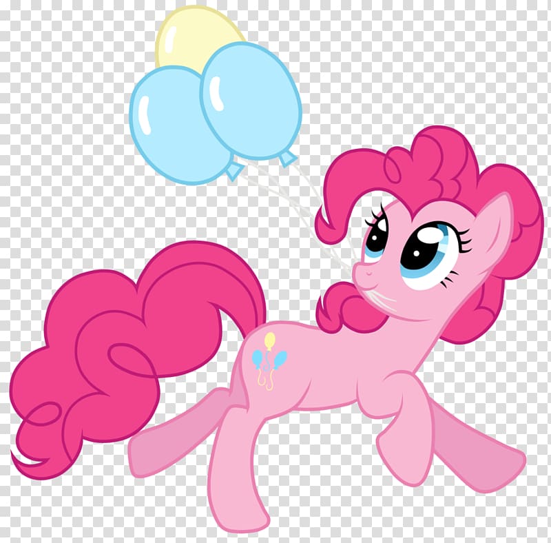 pink My Little Pony , Pinkie Pie My Little Pony Rainbow Dash Applejack, unicorn birthday transparent background PNG clipart