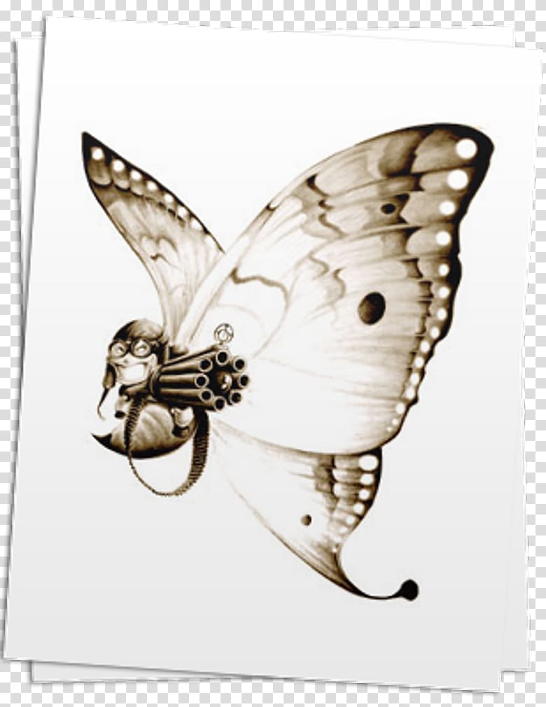 Iron Butterfly In-A-Gadda-Da-Vida Moth Drawing, skateboard skull transparent background PNG clipart