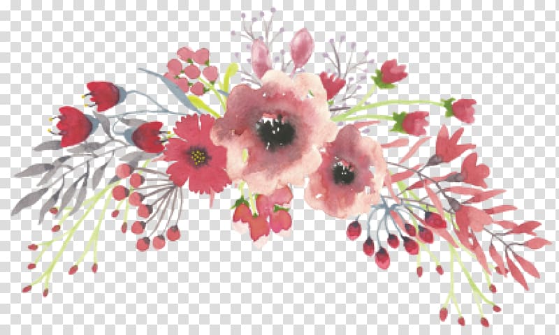 Watercolour Flowers Watercolor painting Floral design Watercolor, painting transparent background PNG clipart