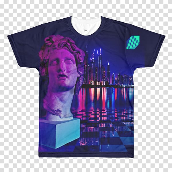 T-shirt Floral Shoppe Vektroid Vaporwave Desktop , Macintosh Plus Vaporwave transparent background PNG clipart