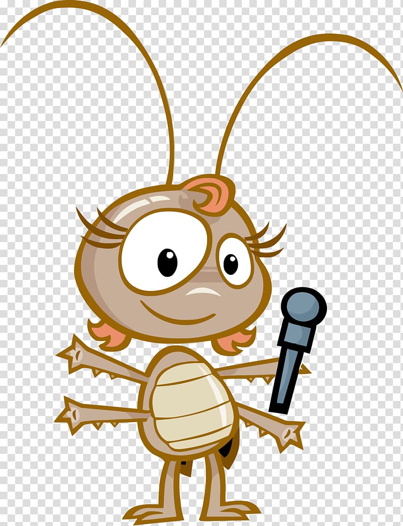 ant holding microphone illustration, Chicken Galinha Pintadinha, Vol. 4 A Baratinha Dona Aranha, topo transparent background PNG clipart