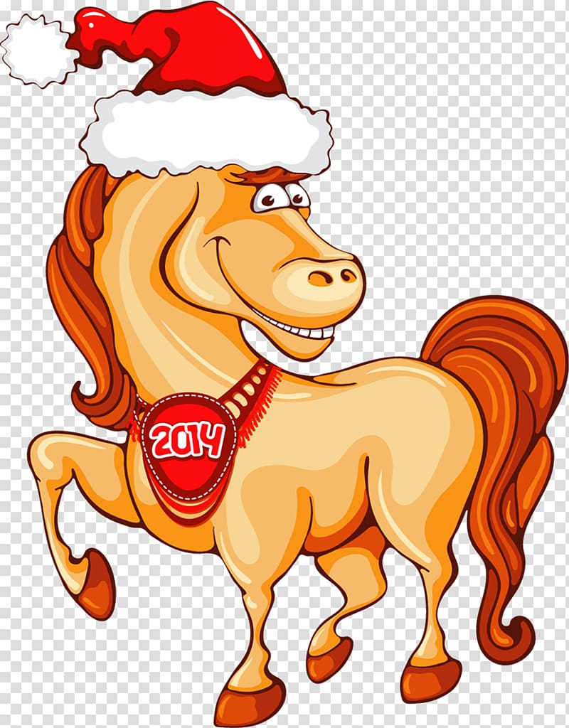 Horse Christmas card Holiday , 2019 transparent background PNG clipart