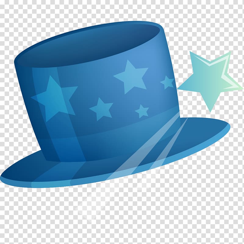 Hat Magic, Blue Magic Hat transparent background PNG clipart