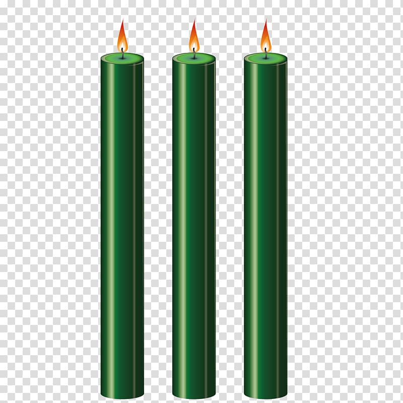 Green Candle Flame, green candle transparent background PNG clipart