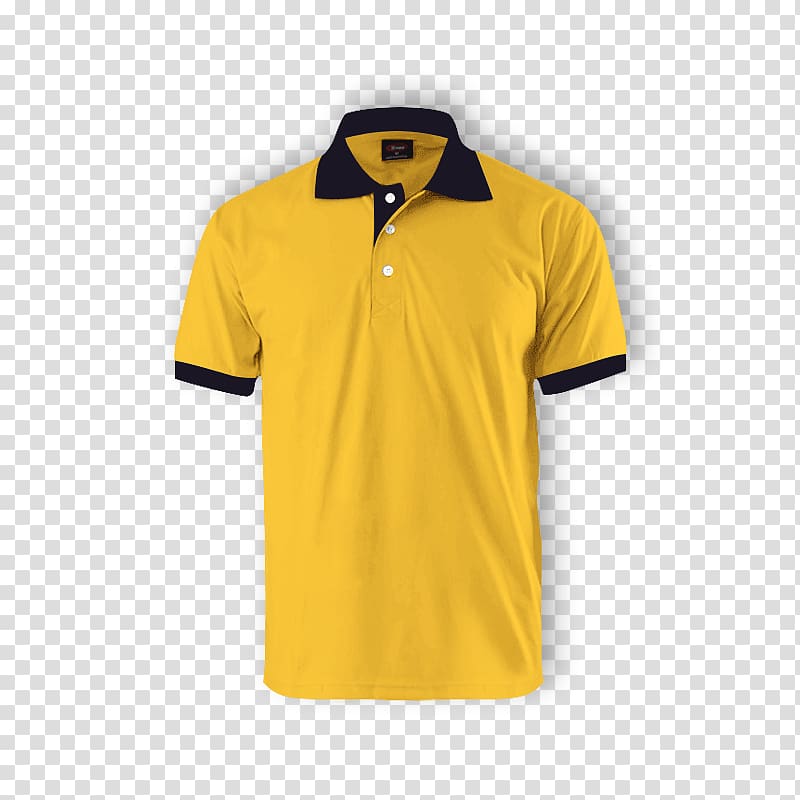 Polo shirt T-shirt Yellow France Ligue 1 Lille OSC, polo shirt transparent background PNG clipart