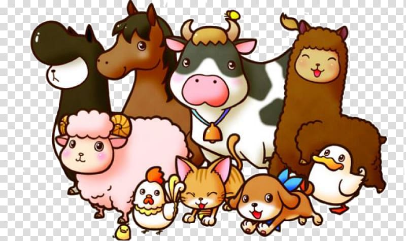 Cattle Look At! Farm Animals Live Portable Network Graphics, goat transparent background PNG clipart