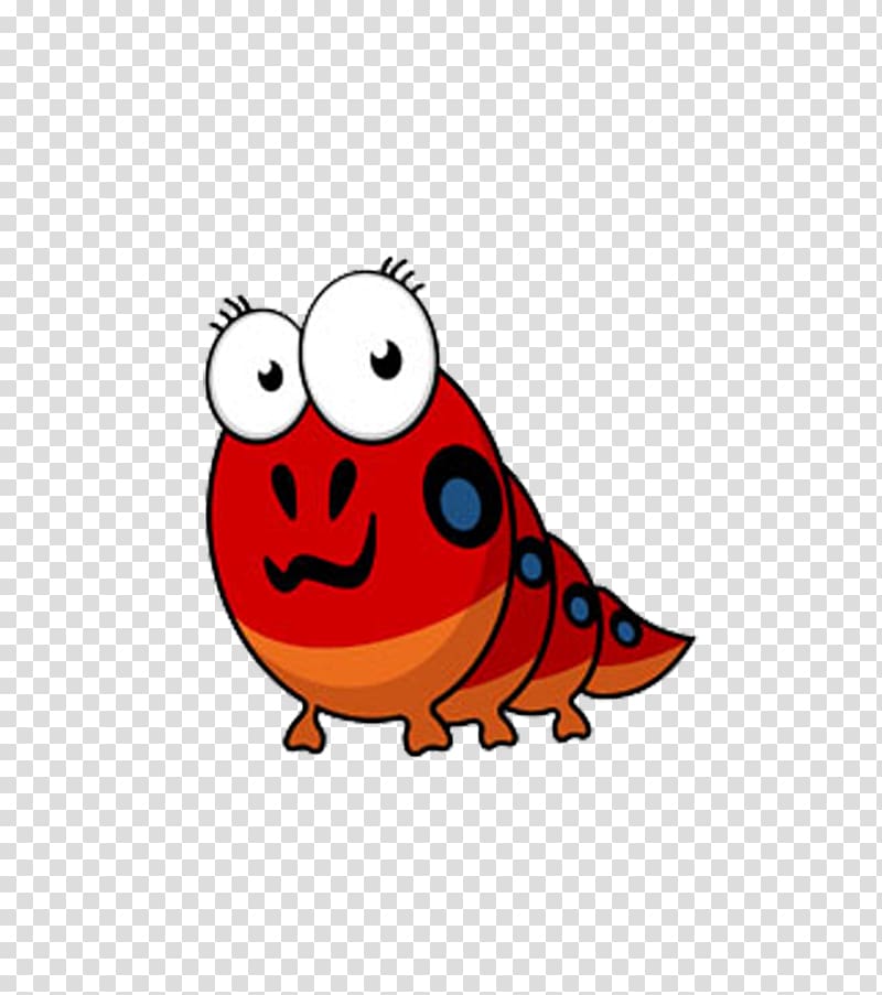 Caterpillar Inc. Cartoon , Frightened caterpillar cartoon transparent background PNG clipart