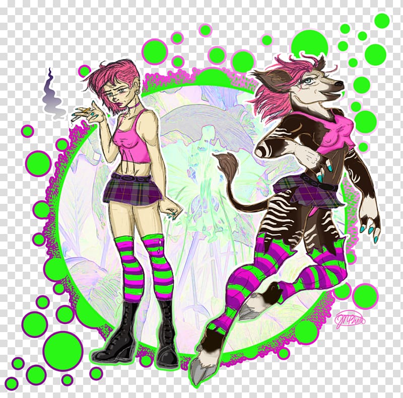 Okapi Art Furry fandom Zebra, rave party transparent background PNG clipart