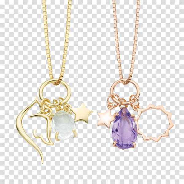 Amethyst Necklace Charms & Pendants Purple Body Jewellery, necklace transparent background PNG clipart